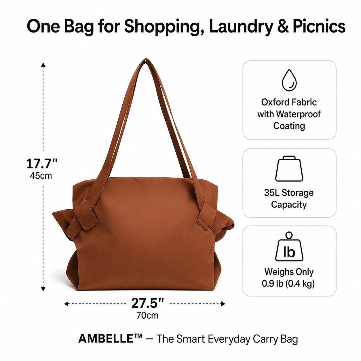 Ambelle™ Fold & Carry Bag