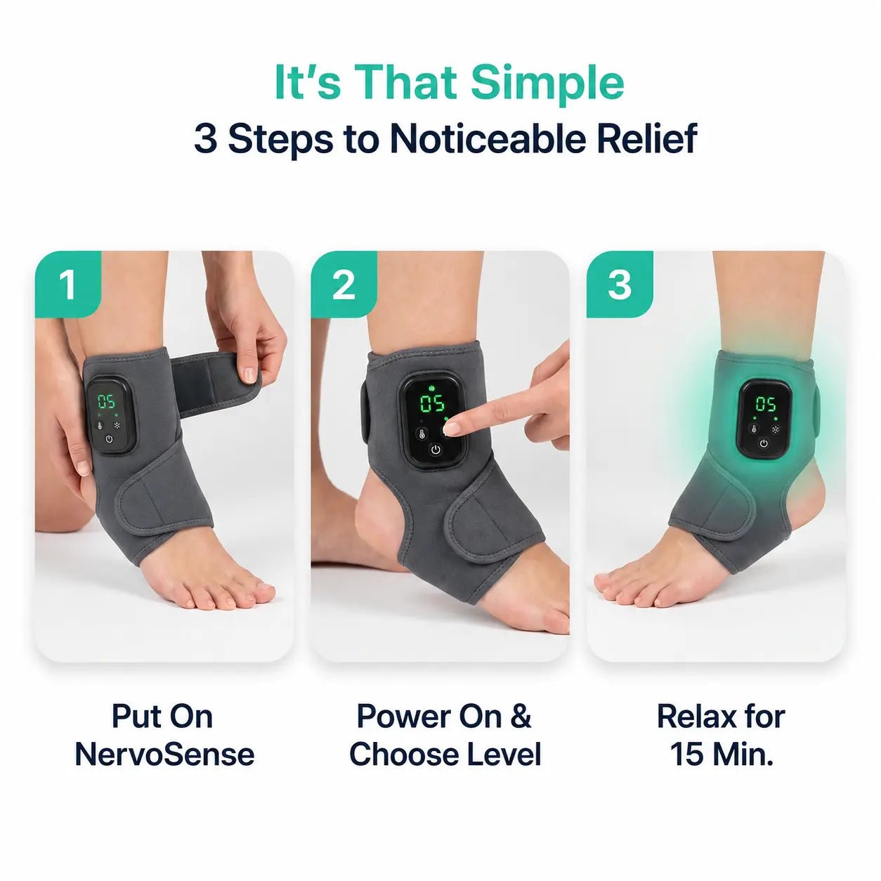 Ambelle™ Heated Ankle Comfort Massager